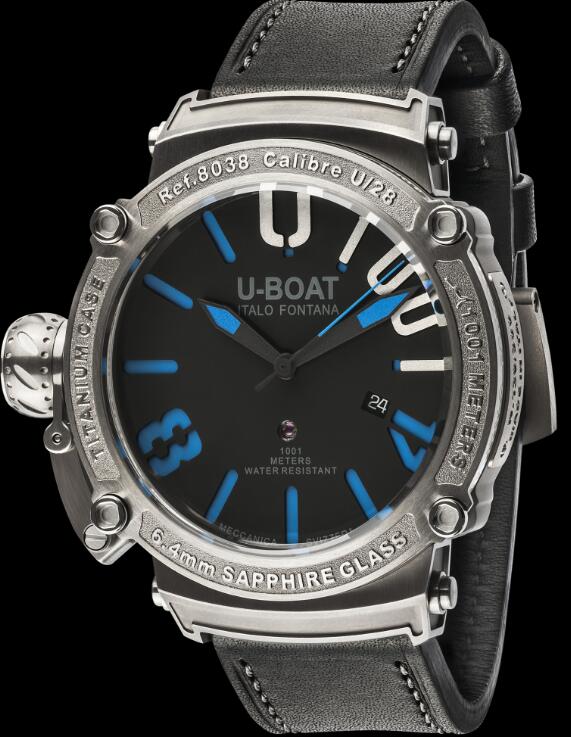 U-BOAT CLASSICO 47 1001 SS BLU 8038 Replica Watch